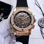 New Copy Hublot Classic Fusion Aerofusion Rose Gold Diamond-set Watches 42mm